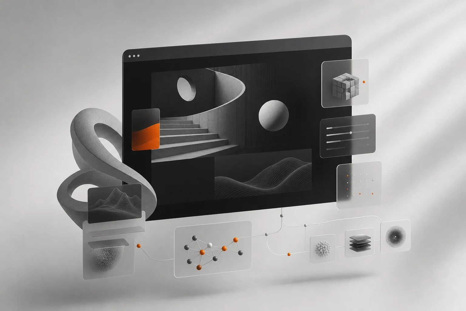 Egyedi weboldalakat, 3D élményeket és AI automatizációt összekapcsoló digitális stúdió